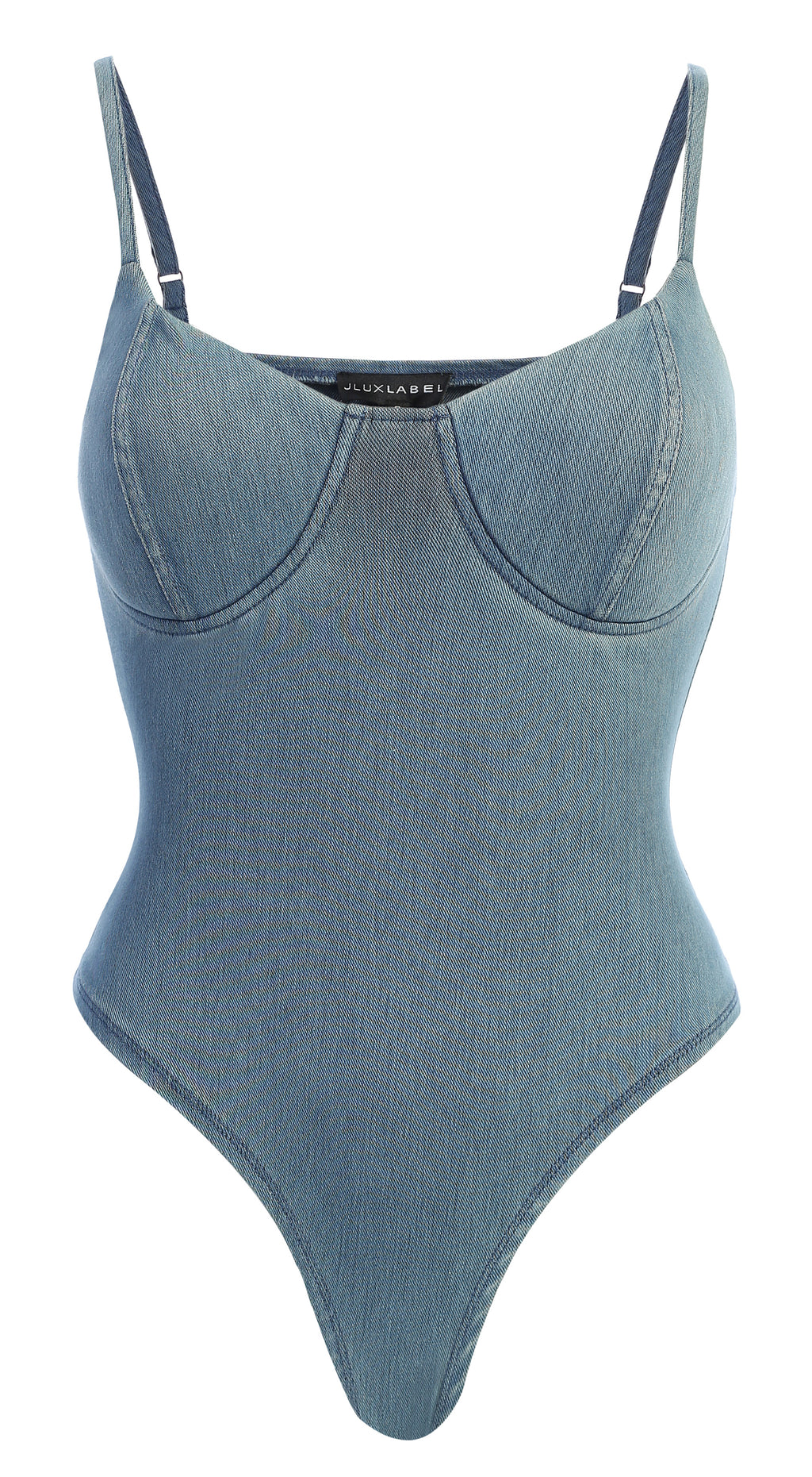 Medium Orion Denim Bustier Bodysuit – JLUXLABEL