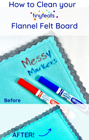 How to clean your felt board - flannel board