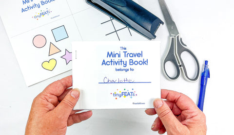 Printable travel activity book for kids