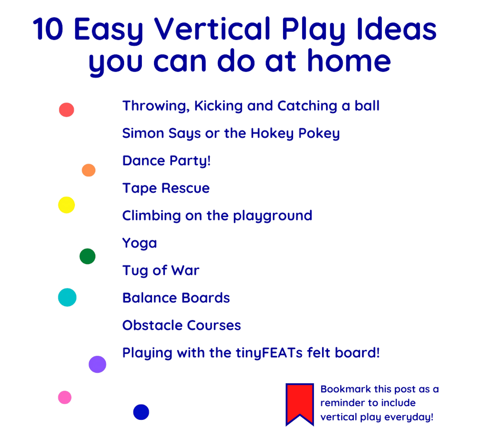 Easy vertical play ideas for homeschool