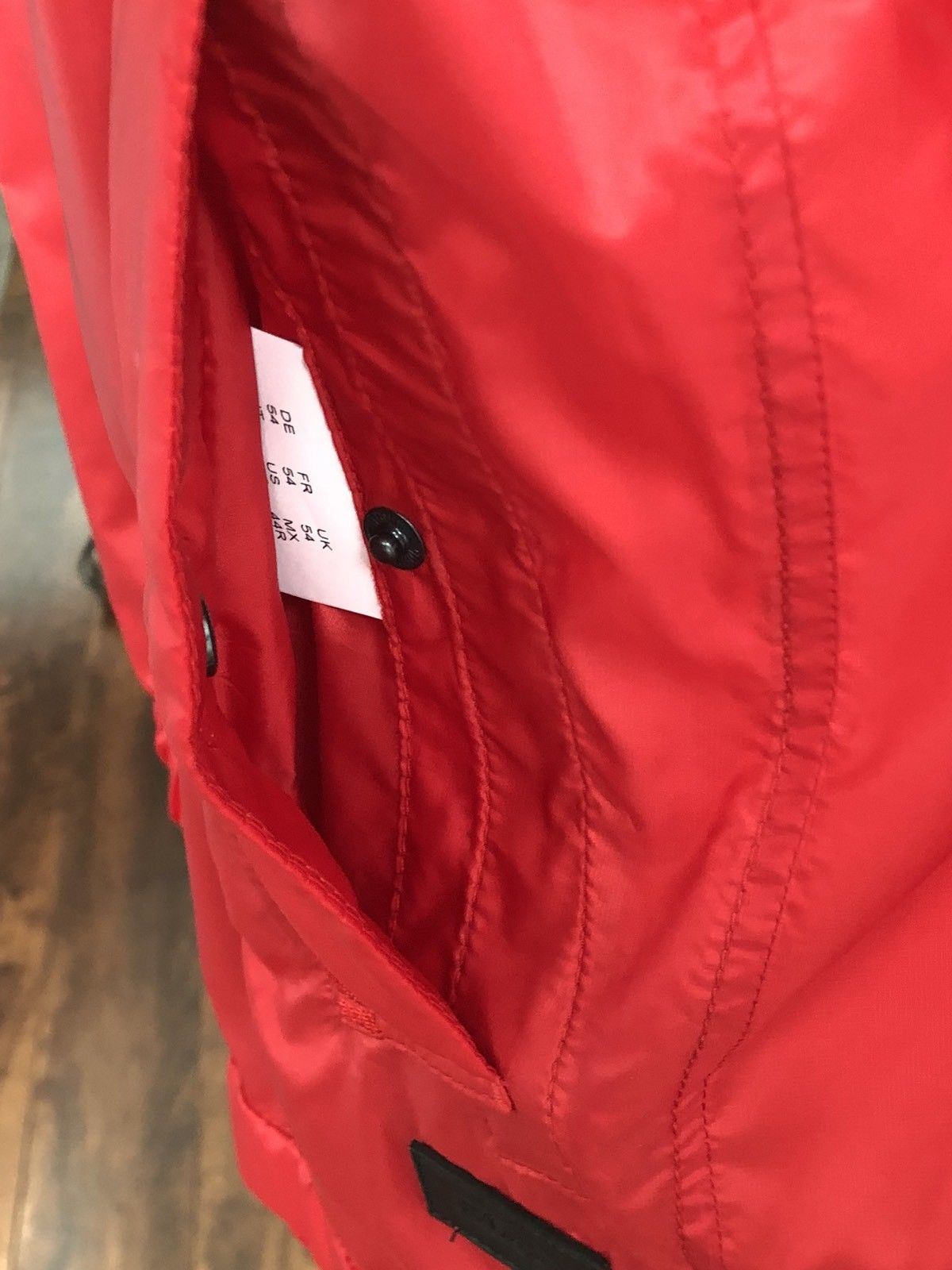 NWT $395 Boss Hugo Boss Black Label Colis Rain Jacket Bright Red Size 42R US - BAYSUPERSTORE