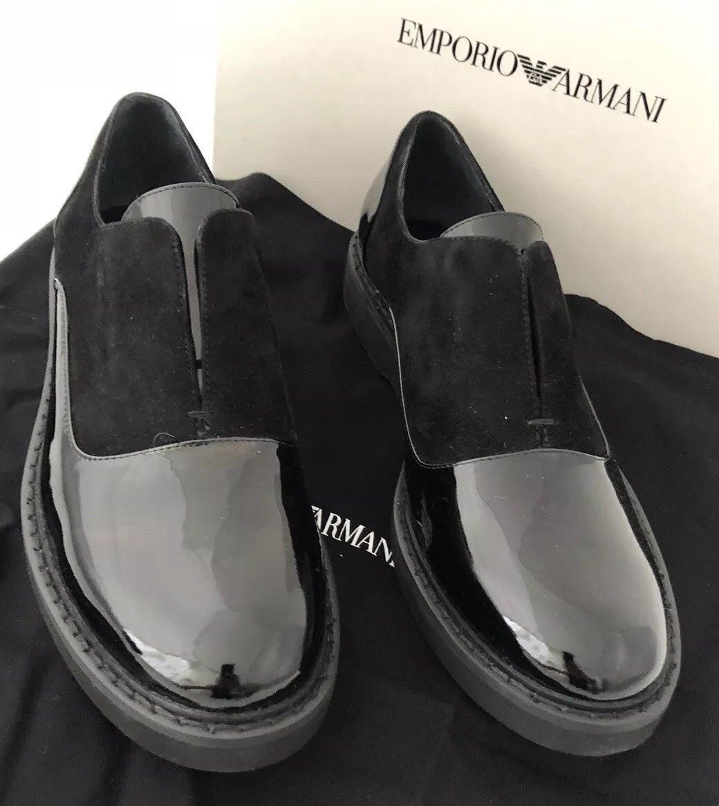 armani leather shoes