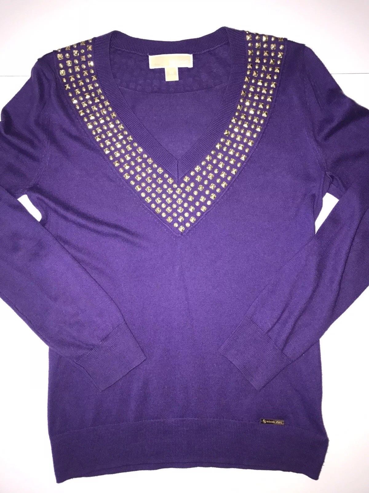 michael kors sweaters womens purple