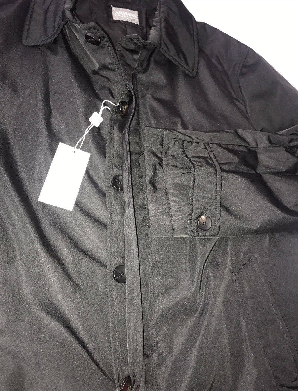 armani collezioni trench coat