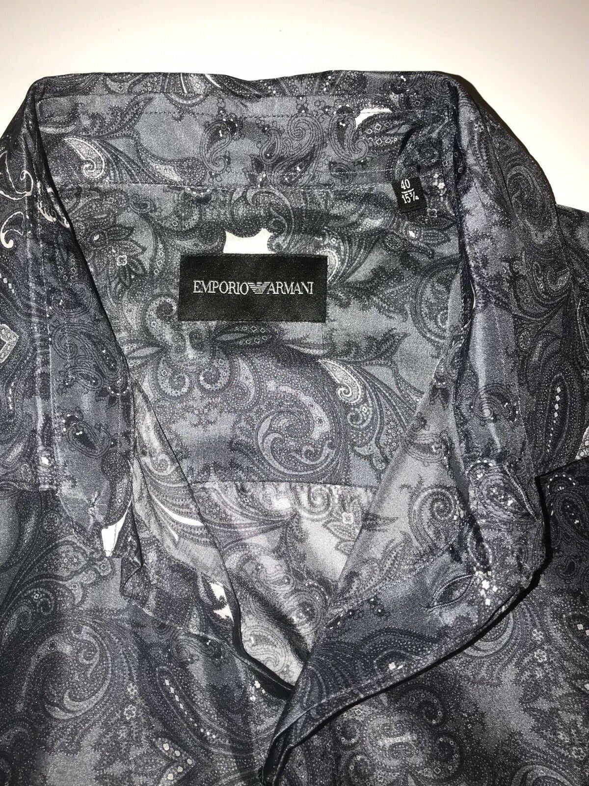 armani silk shirt