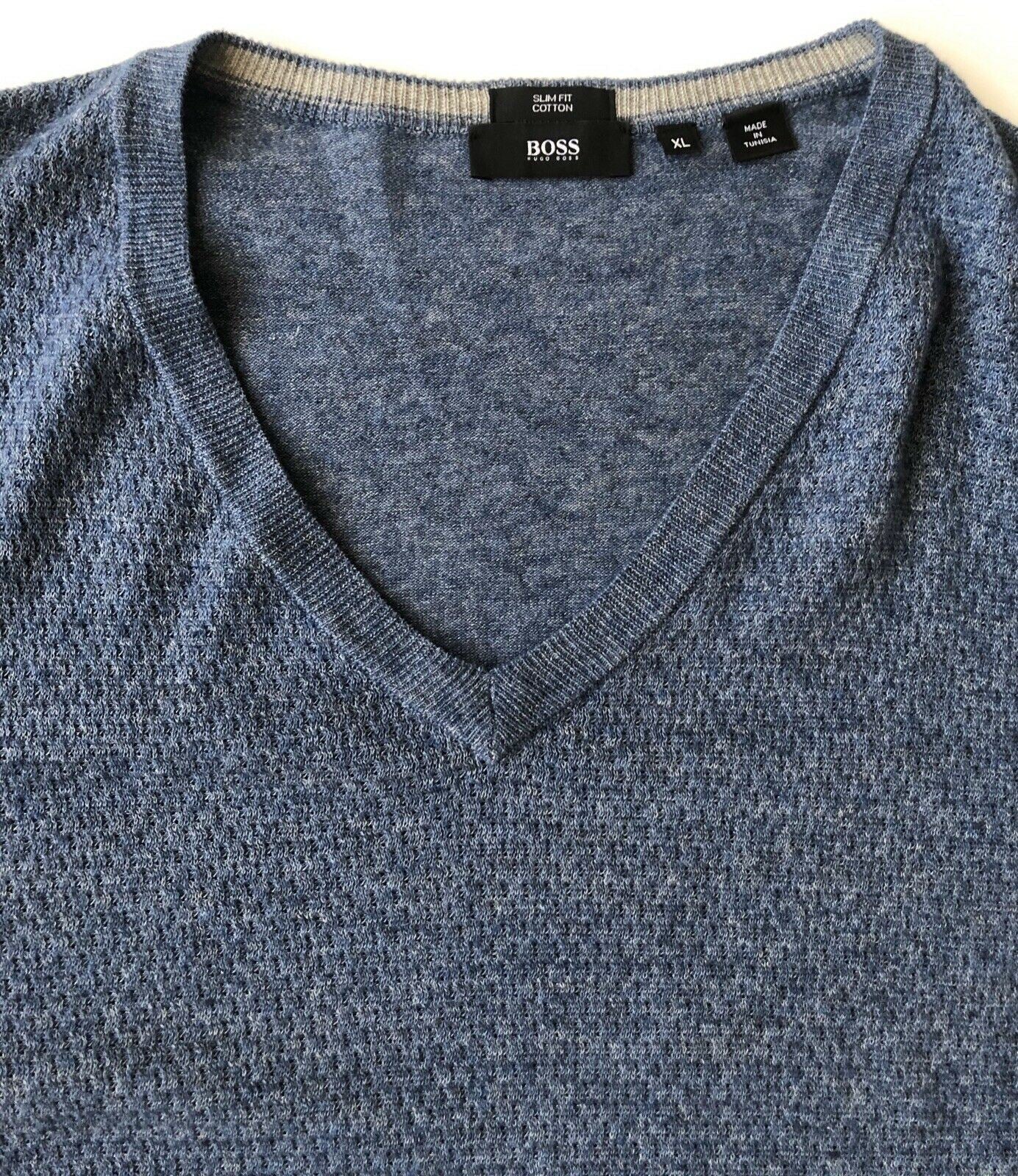 hugo boss mens v neck jumper