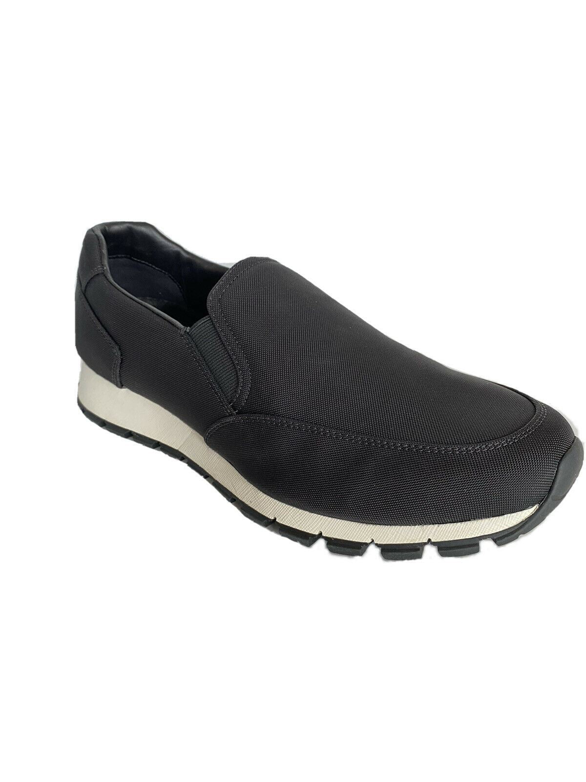 prada black slip on sneakers