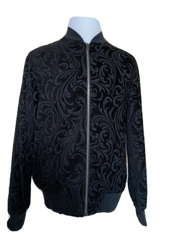 NWT $1695 Versace Mens Black Jacket Size Large Made in Italy