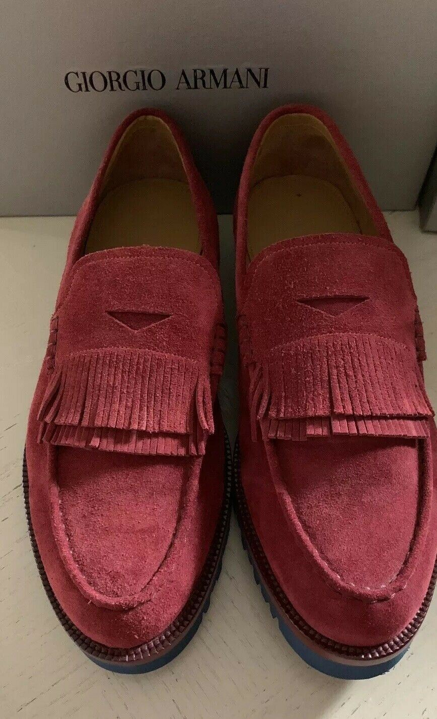 armani suede loafers