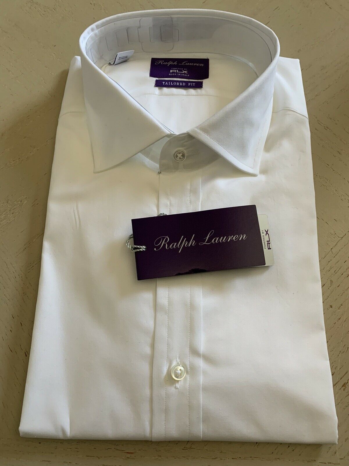 ralph lauren purple label white shirt