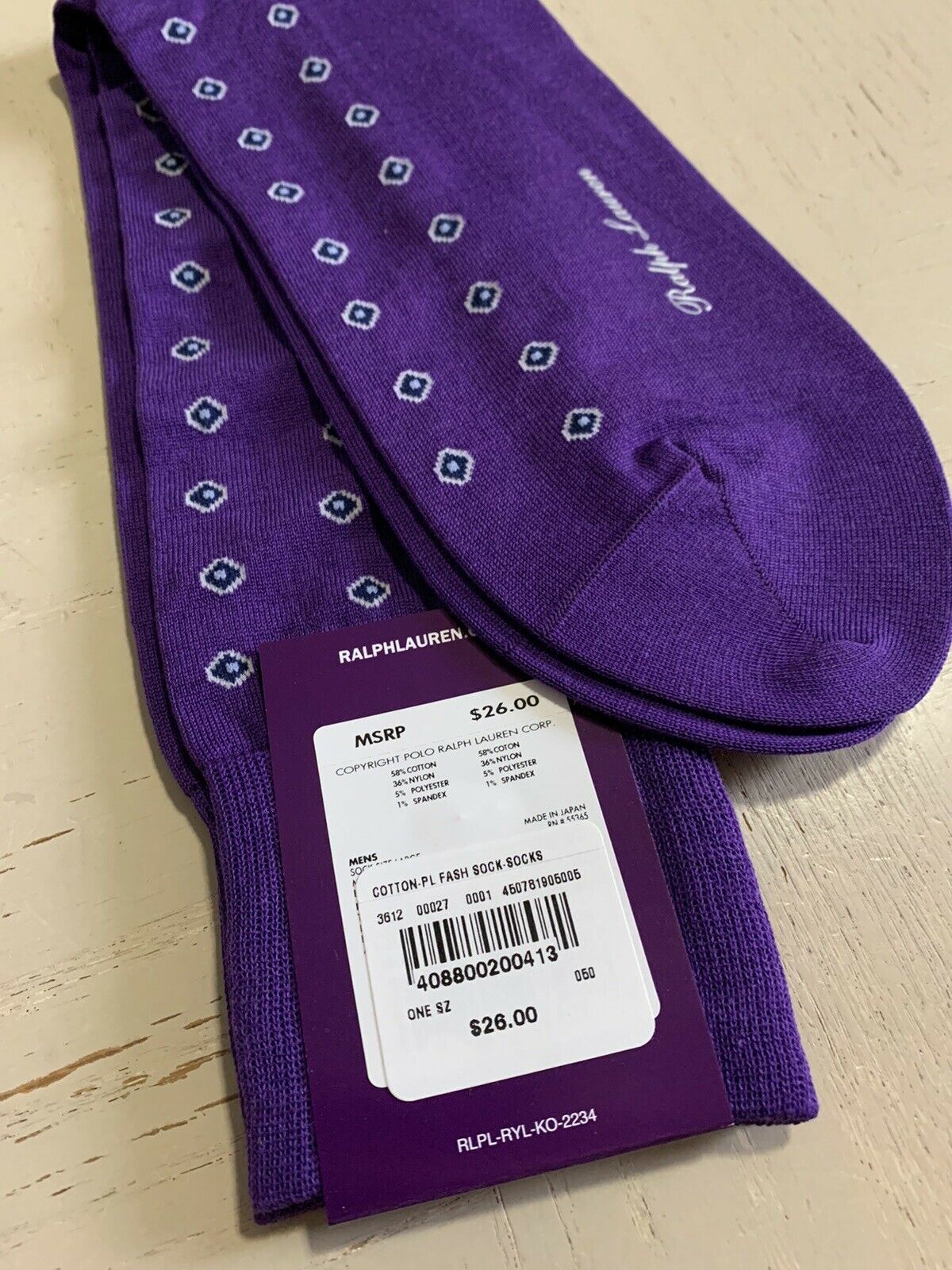 lavender dress socks