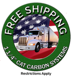Free Shipping 1 1/4 Cat Carbon Systems