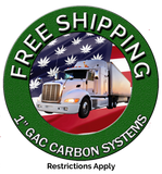 Free Shipping 1" GAC Carbon Systems