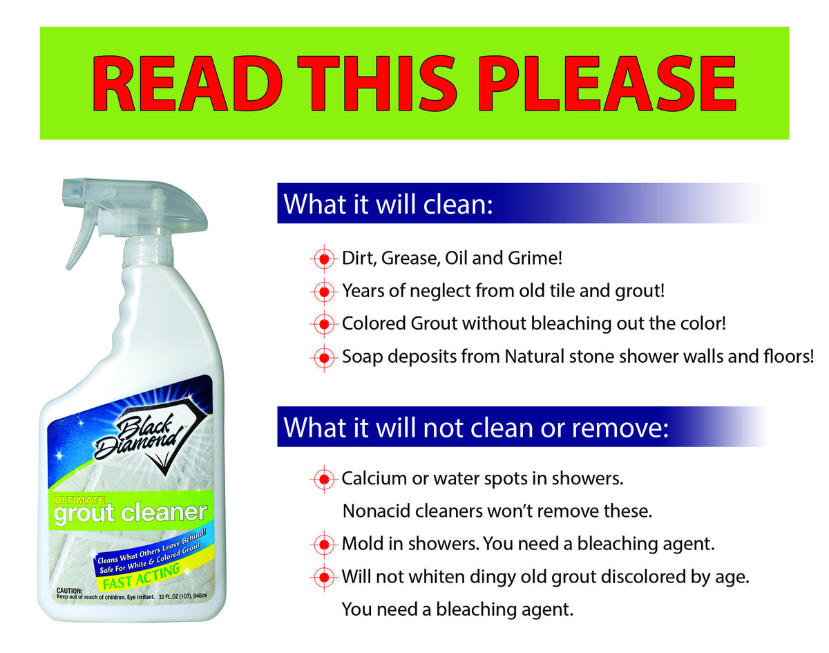 grout cleaner ultimate tile cleaning remover clean stain acid safe deep even gallon dirtiest marble ceramic way