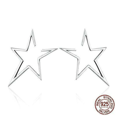 Exquisite star earrings Trendystrike