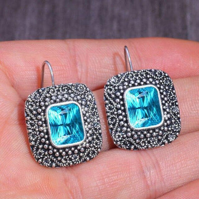 Vintage blue sky earrings Trendystrike