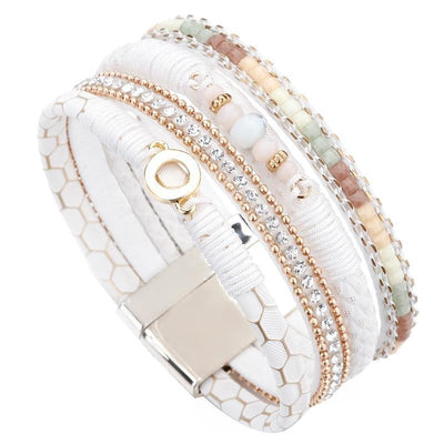 White rhinestone bracelet Trendystrike