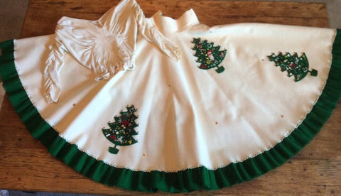 Photo of a Christmas Holiday Skirt sedigned by Julie Lynn Charlot