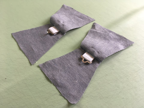 Photo of Folkwear 160 Mu'uMu'u elastic and hook sandwiched between shapping tab fabric