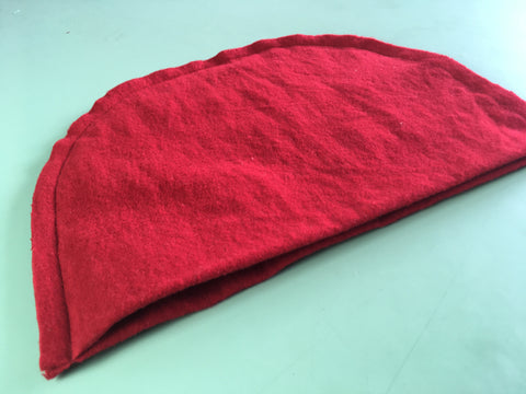 Photo of tea cozy lining stitched together