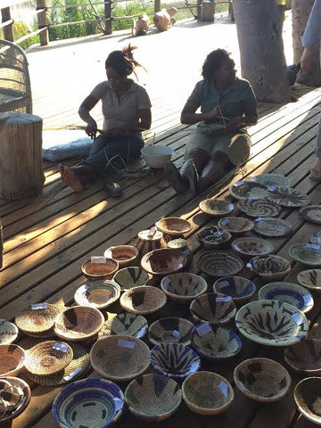 making baskets