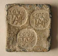 Stone monograms from Byzantine empire