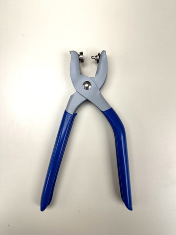 blue handled grommet insert tool