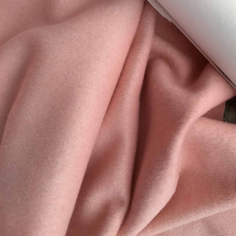 pink wool fabric