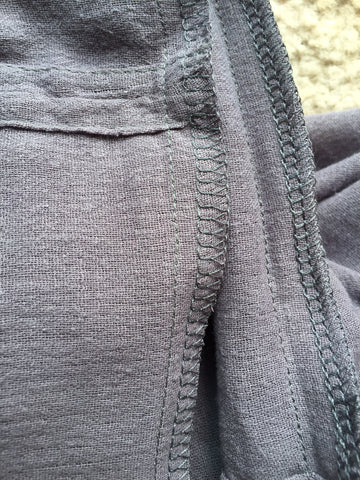 serged seam allowance 