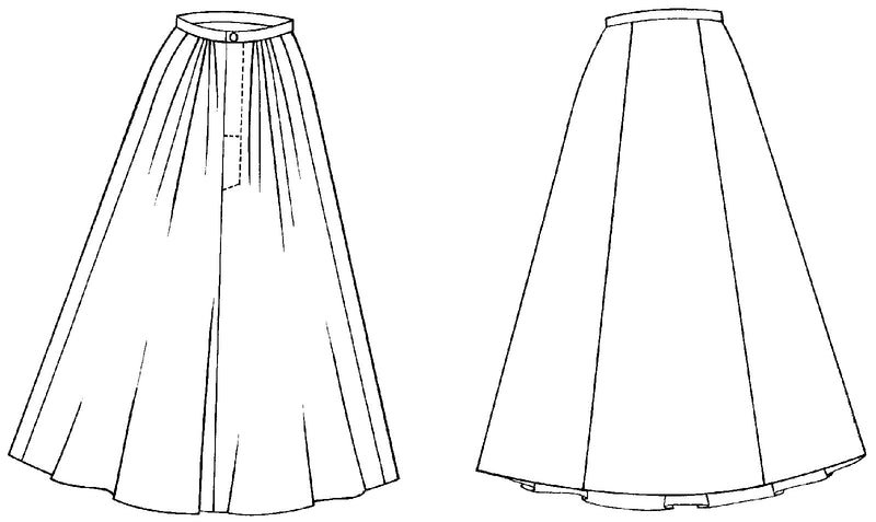 209 Walking Skirt - Folkwear