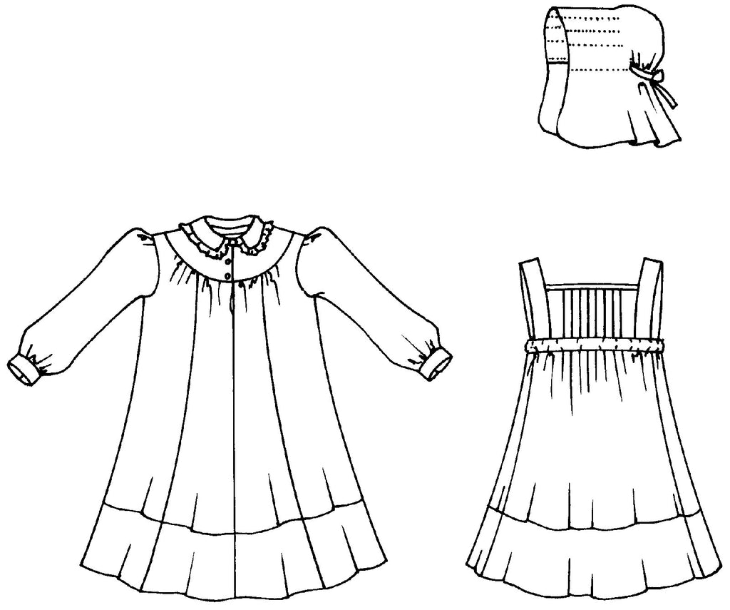 213 Child's Prairie Dress & Pinafore – Folkwear