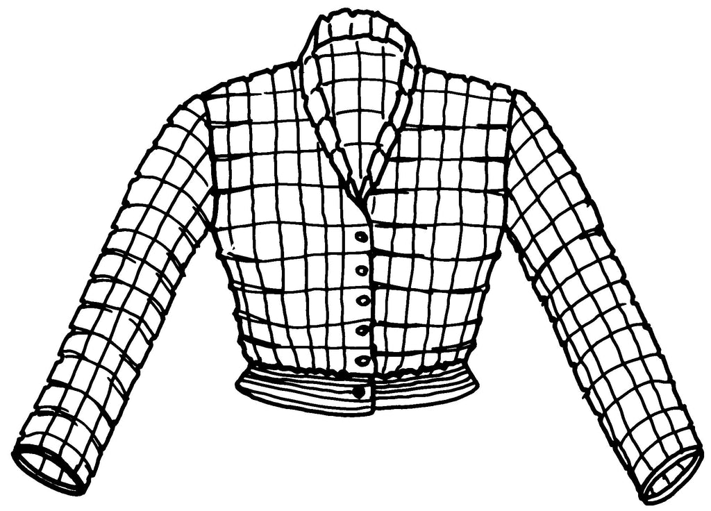 235 Sporty Forties Sweater Pdf Knitting Pattern