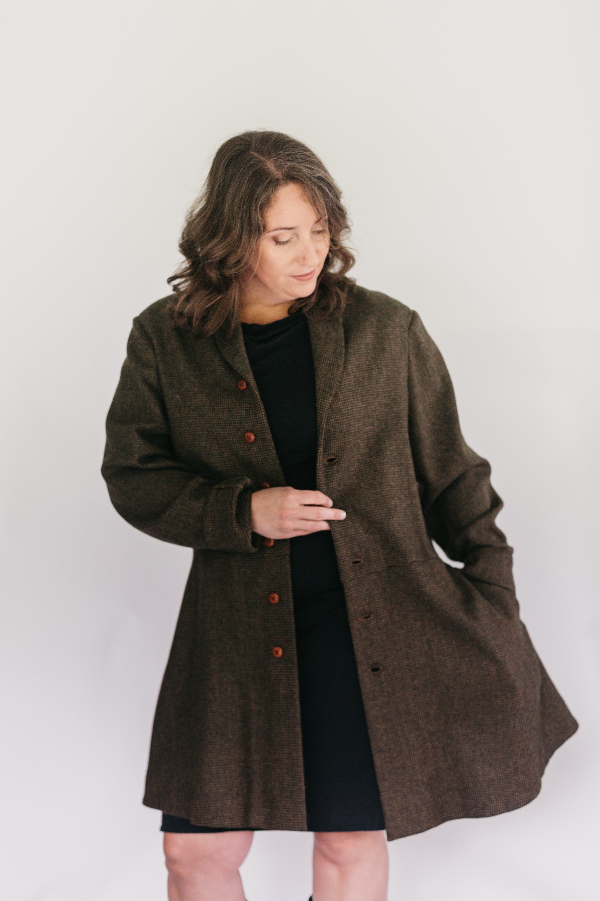 Frock Coat Lovat Tweed - shop online | Women | FRANKEN & Cie.