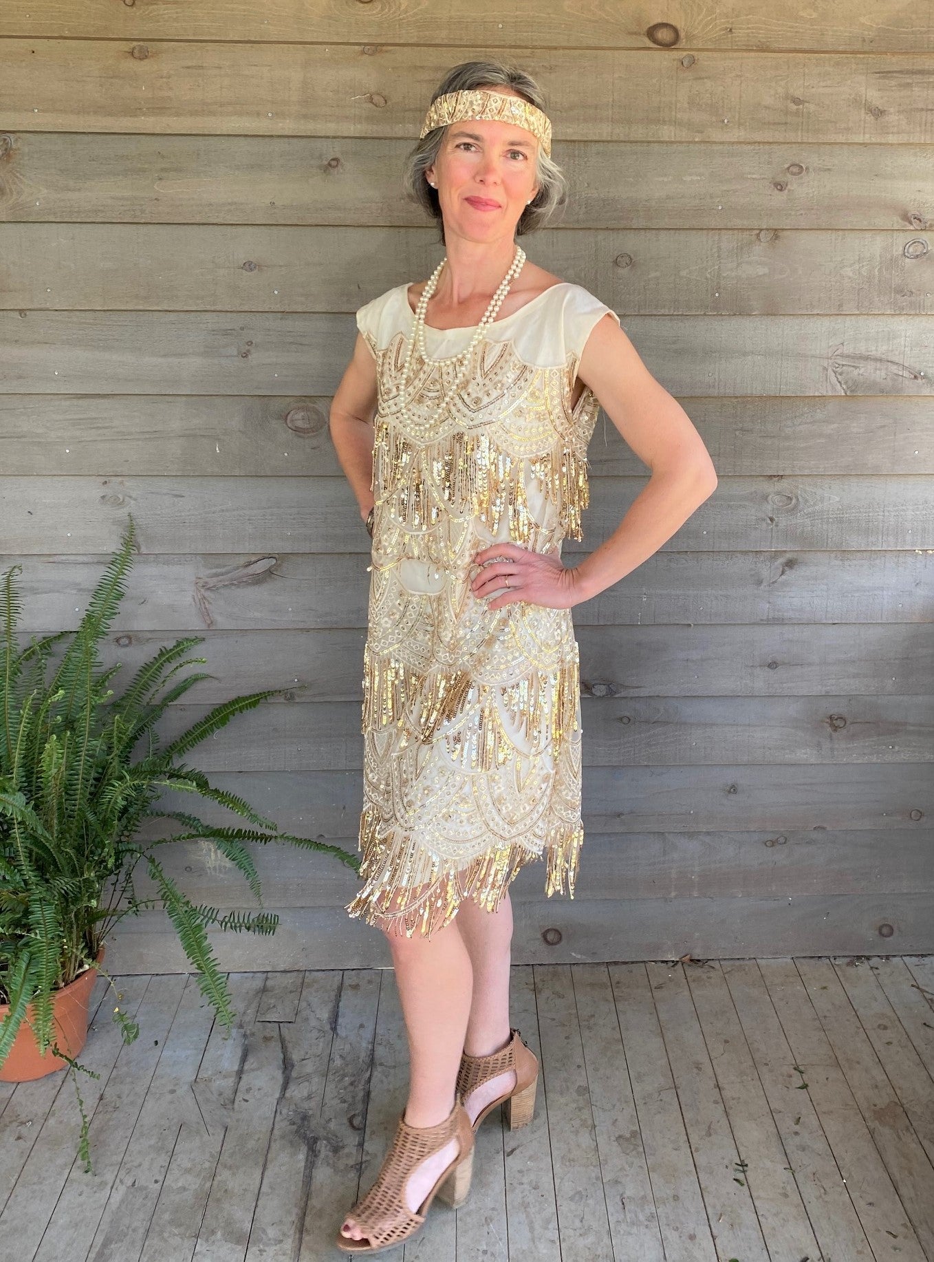 elegant flapper dress