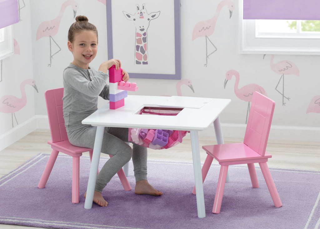 kids table pink