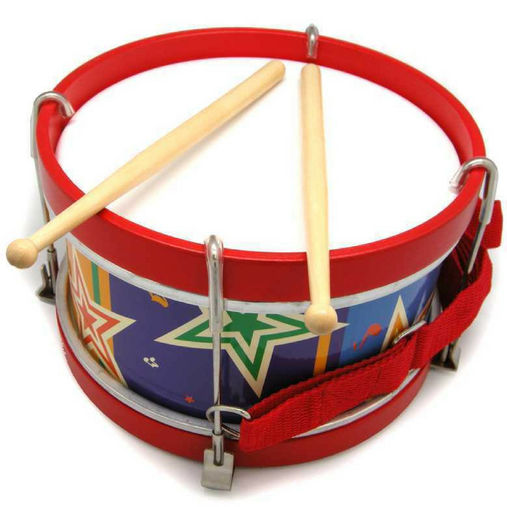 toy drum with neck strap