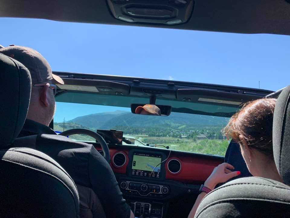 sharks in the badlands 928s event looking out the windshield 