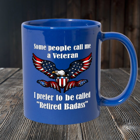 Veteran Retired Badass Mug