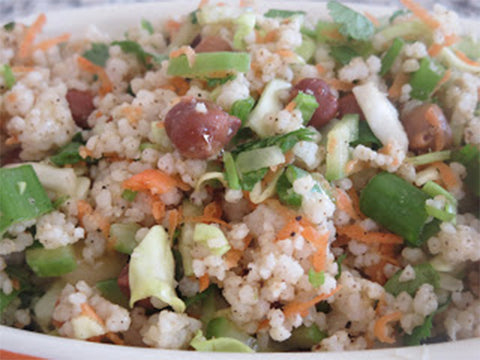 Kodo Millet vegetable salad