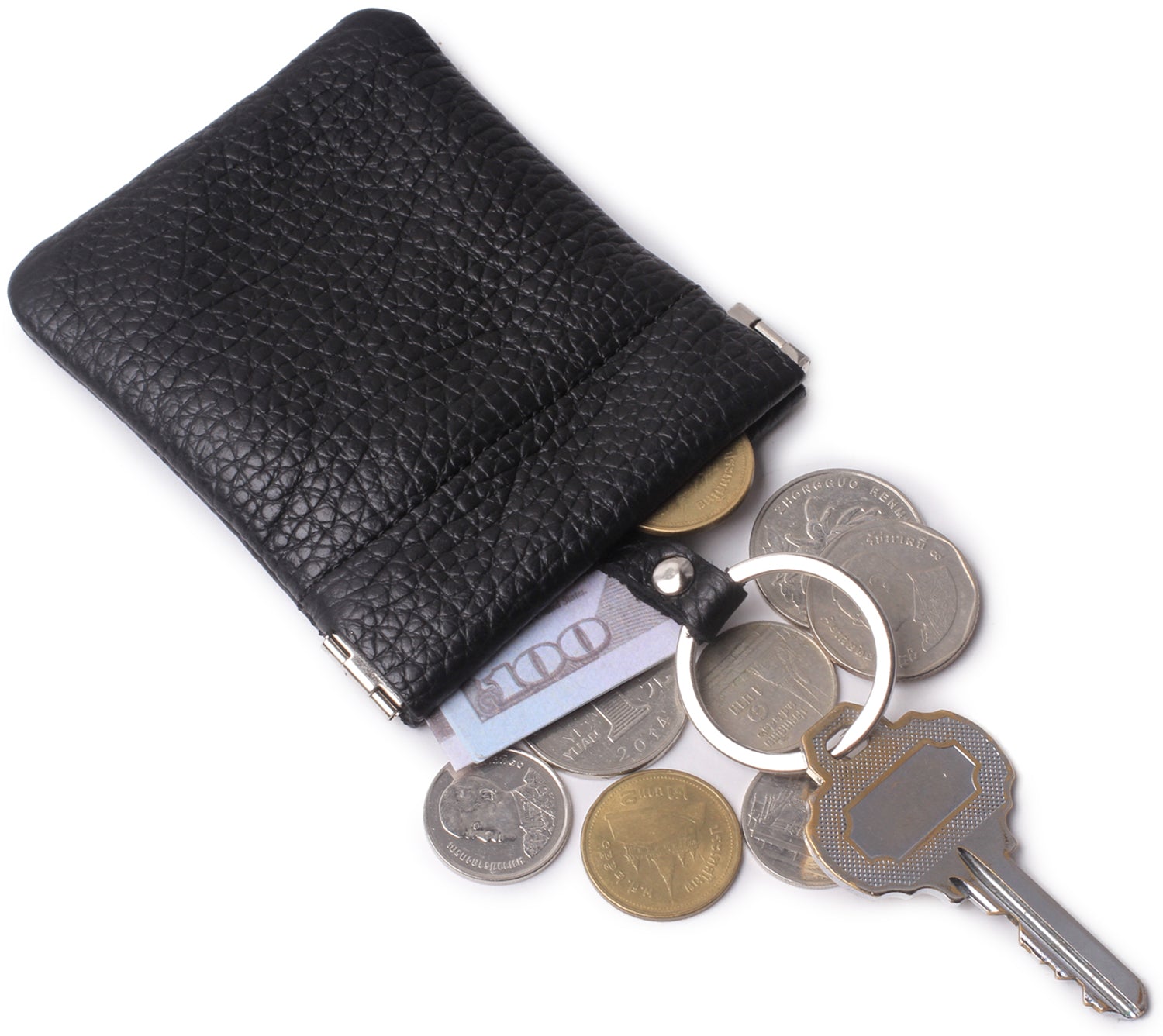 mens coin pouch with chain