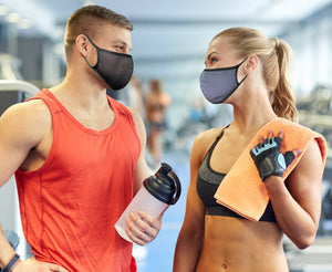 Breathable Face Mask Reusable Sports Face Covering Masks for  Women Men 3 Pack