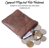 easy squeeze leather coin purse