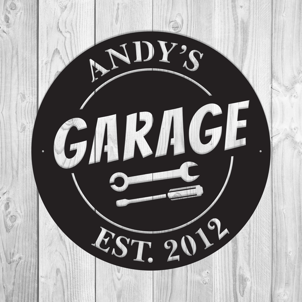 Customized Garage Sign Metal Art PracticalArt   Garage Customsign 3 1024x1024 