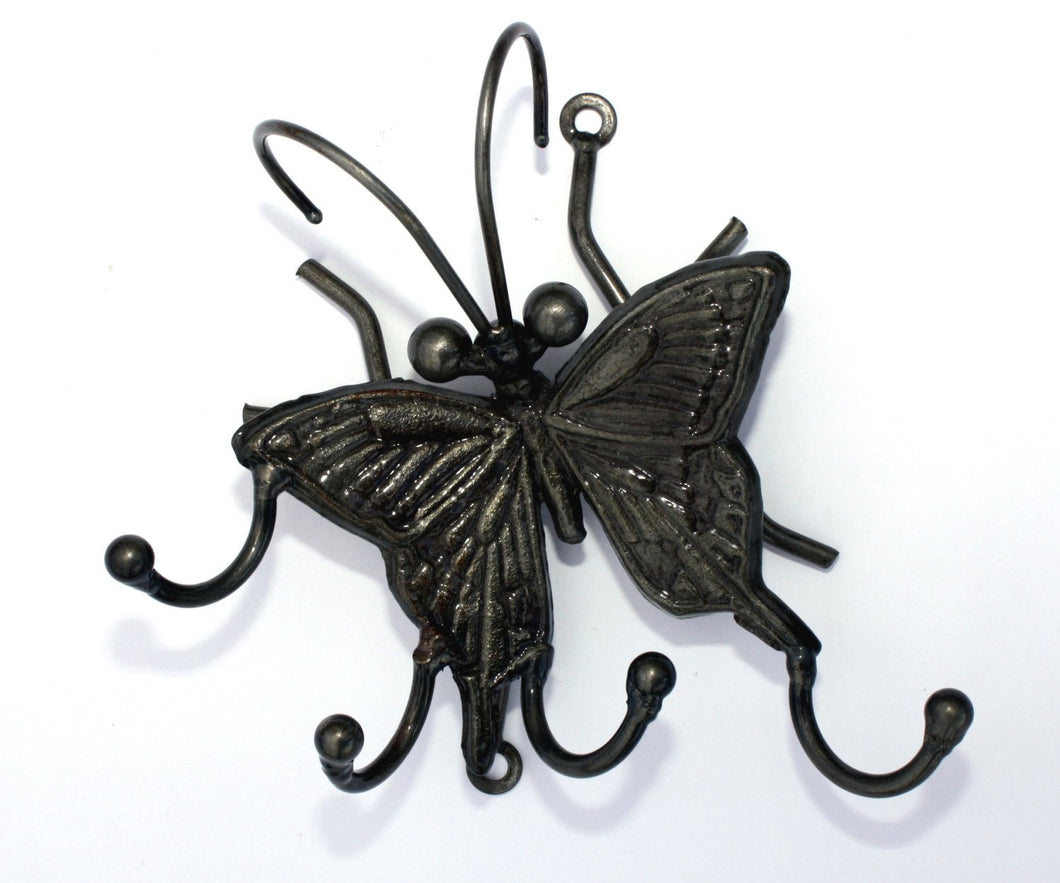 Metal Butterfly Wall Hooks For Keys Hooks For Jewelry Housewarming