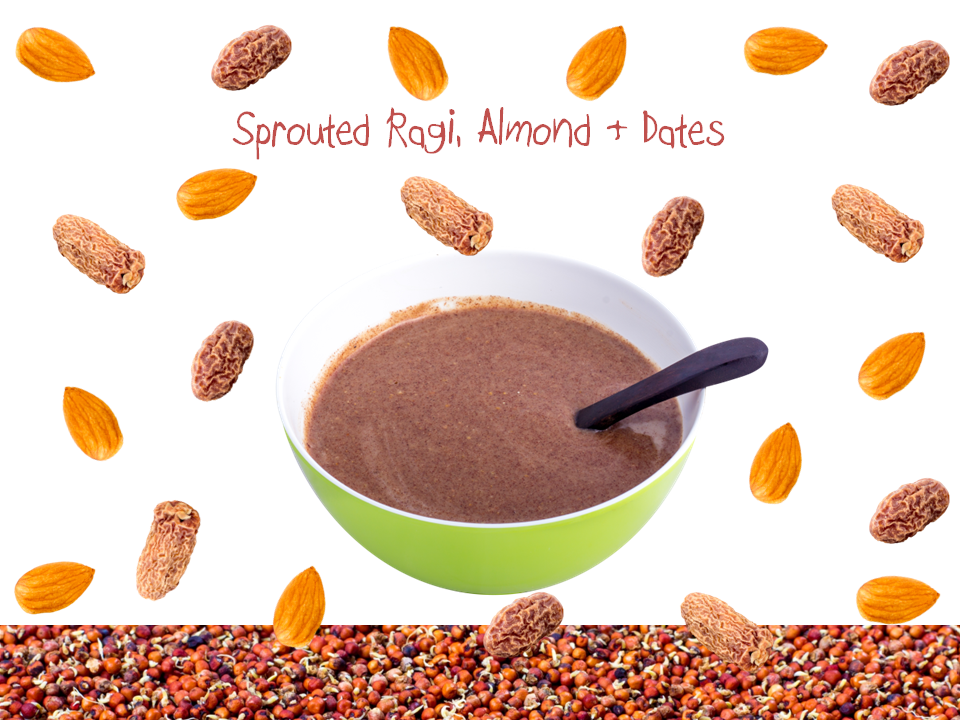 sprouted ragi porridge for babies