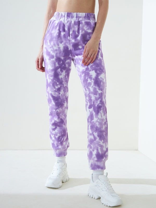 Trackpants Shop Online Women OrangeSky Blue Polyester Trackpants  Cliths