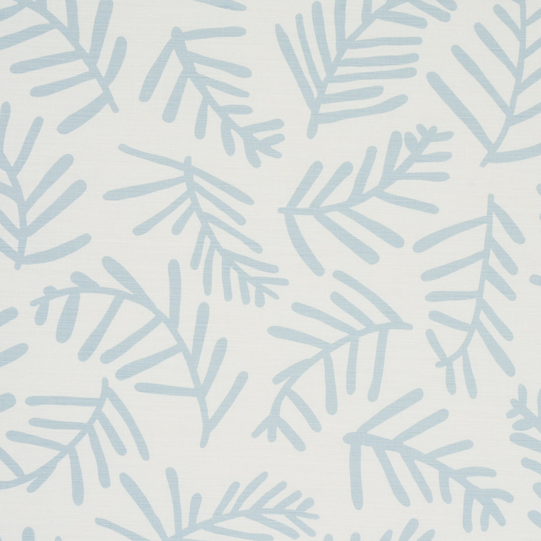 Tiah Cove Blue Leaf - Fabric By The Yard