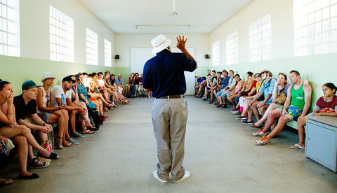 Tour Guide at Robben island