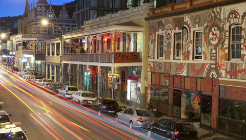 Long Street night in Cape Town