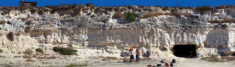 Limestone Quarry on Robben Island, Cape Town